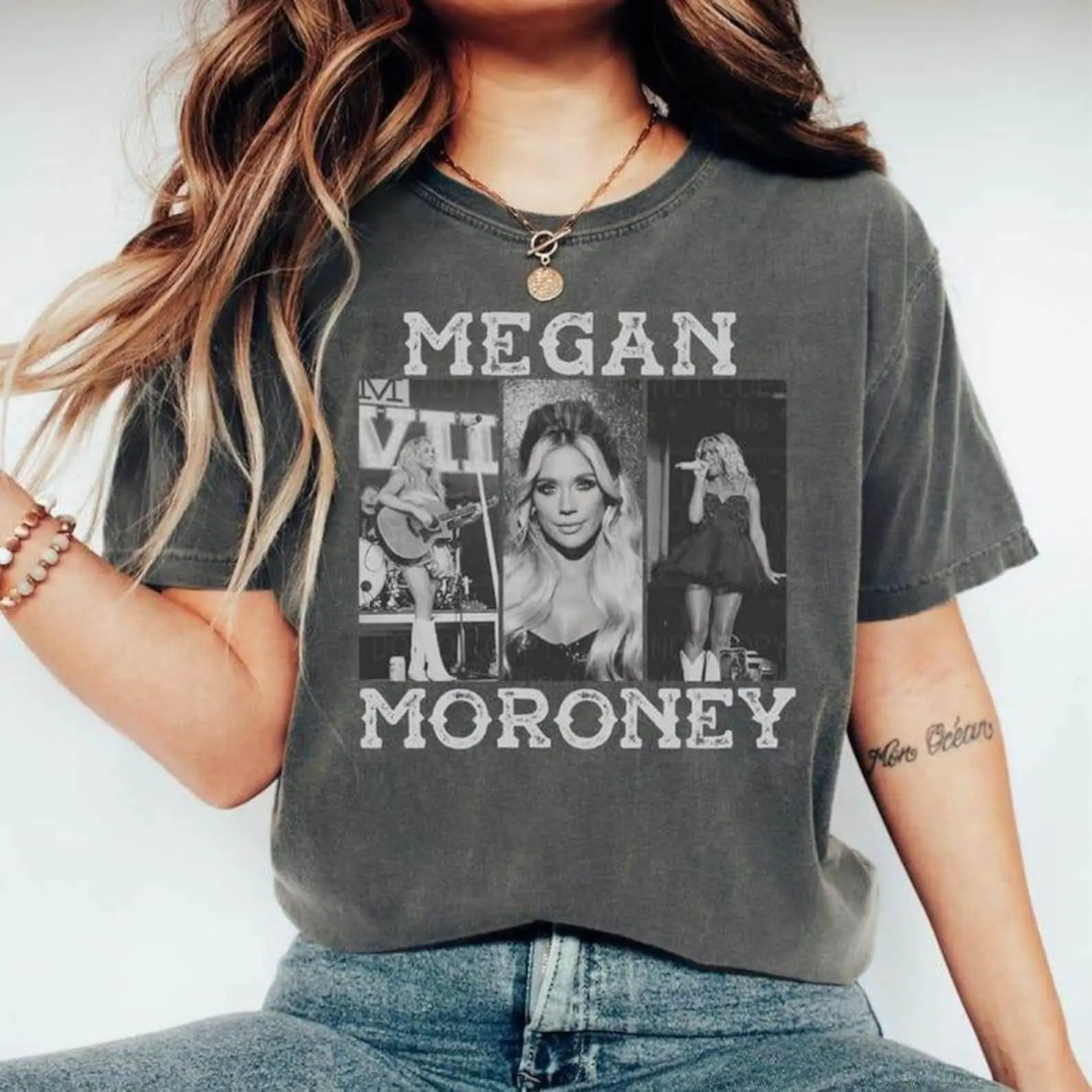 Vintage #MeganMoroneyy Merch Tour 2025 Graphic Tee, Cloud-9 Tour Country Music Tour Sweatshirt, 90s Graphic George Nashville Cloud Tee Comfort Hoodie, Gift for him, Gift for her