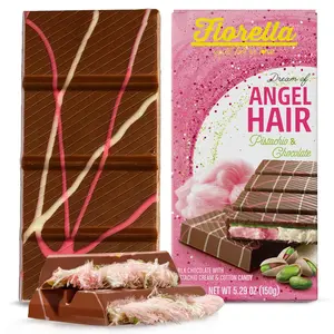 Angel Hair Pistachio & Chocolate 150g | Viral Cotton Candy & Pistachio Chocolate Bar