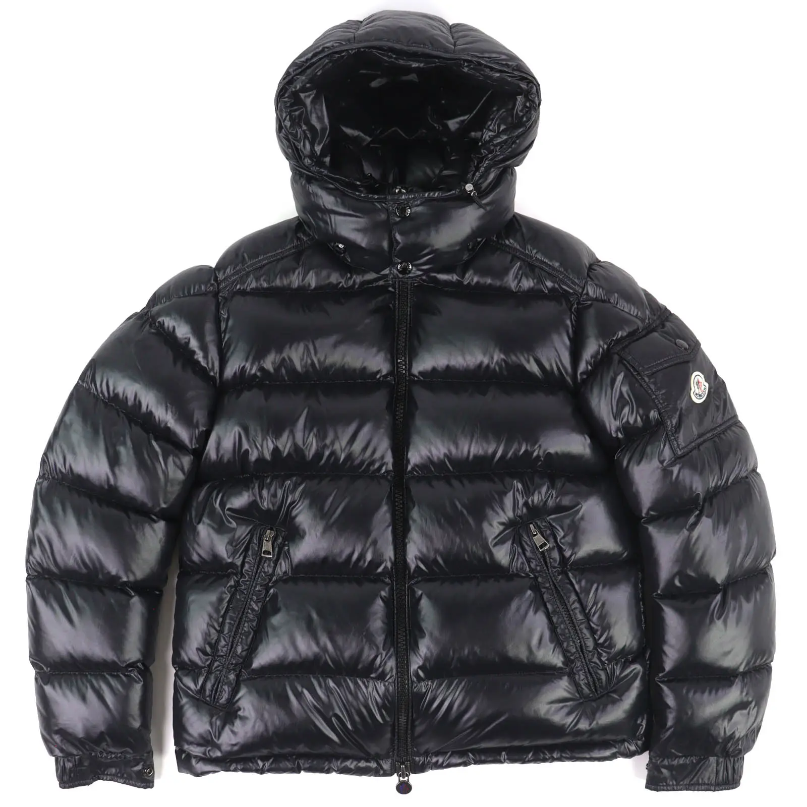 Pre-owned MONCLER Nylon Small Leather Goods Maya Down Jacket