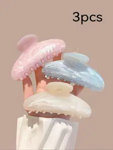 Cute Hair Claw for Women & Girls, Minimalist Headwear Suitable for Thick Hair, Fashion Hair Accessories for Party, Daily Clothing Decor, Hair Claws Set, Claw Clips