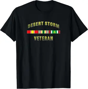 100% Cotton Desert Storm Veteran T-Shirt