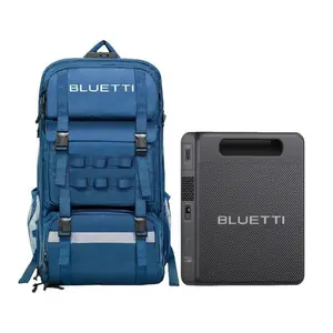 BLUETTI Handsfree 2 Power Station Backpack,512Wh 700W LiFePO4 Solar Generator W/60L Backpack, Solar Compatible for Outdoor Adventures