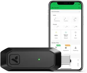 VIVOSUN GrowHub Controller E25 for Grow Tent Cooling Ventilation Lighting, Supports Smart Grow System Devices, Easy to Install & Use, WiFi App Controllable, Expansion Port for E42/E42A