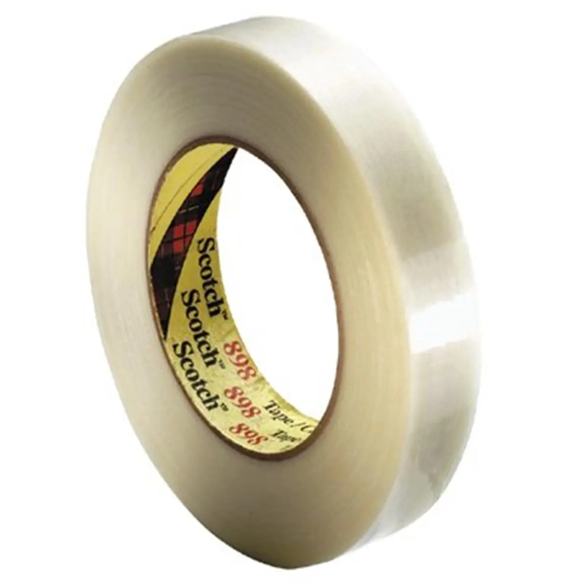 212 MAIN 3M Industrial Filament Adhesive Tape, 89724mm x 55m, Sticky Adhesive, Strong Hold, Moistureproof Rubber Resin Tape for Fiberboard Seal, 405-021200-86525