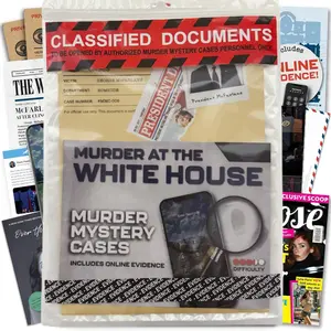 Mmc House Murder Case Detective Game, 37 Evidence Pieces, 150 Minutes Playtime, Solve Puzzle Mysteries, Uncover Truth, Immersive Detective Game
