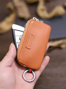New Mini Compact Leather GM Key Case Personalized Creative Home Key Case Simple Access Card Case