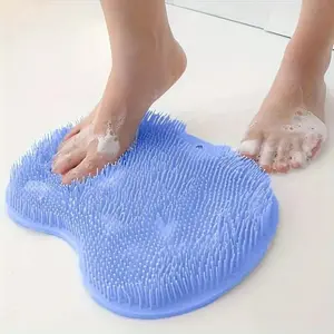 Non-Slip Shower Foot Scrubber Massager, Exfoliating Cushion for Improved Circulation, Personal Bathroom Accessory and Exfoliating Bath Tool, Shower Essentials