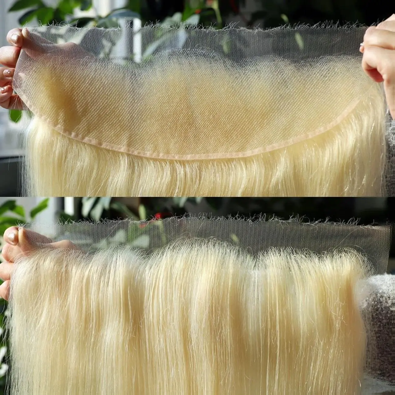 BEEOS Skinlike Real HD Lace Frontal Only, 613 Blonde 0.10mm Ultra-thin Invisible Swiss Lace 13x4 Ear to Ear Straight Virgin Human Hair Frontal Pre Plucked 20 Inch
