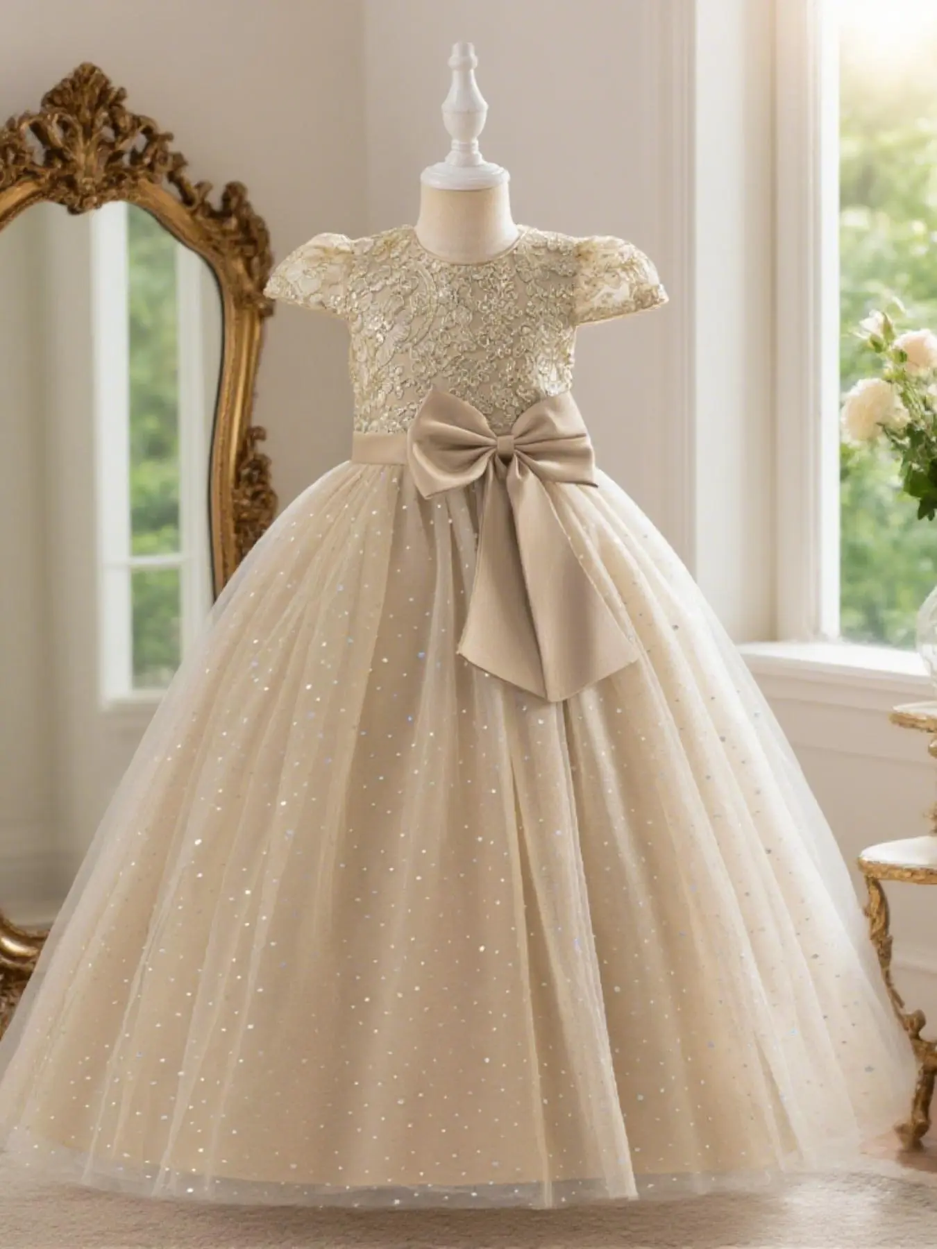 Girls Embroidered Long Dress for Birthdays Elegant Party Gown for Piano  Recitals Perfect for Special Events and Summer Fun Embroidered Tulle Dress  Birthday Dresses - TikTok Shop