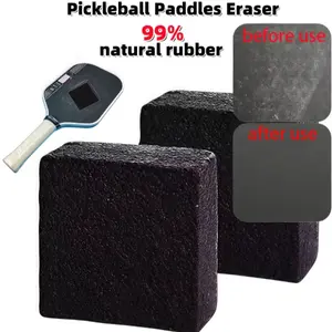 Pickleball Paddle Eraser, Carbon Fiber Pickleball Racket Cleaner, Safe Paddle Dust Dirt Remover, Tools Scratches Cleaner Eraser, Sport