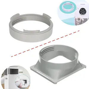 Air Conditioning Hose Connector for Easy installation, Portable AC Exhaust Vent Connector, Suitable for Clockwise and Counterclockwise Threads, Aircon Accessories