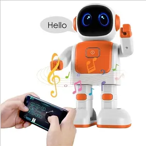AI Dancing Robot for Kids – Smart Interactive Learning & Entertainment STEM Toy, Bluetooth Music, Programmable Actions, Voice Assistant Gift