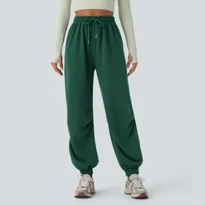Halara High Waisted Drawstring Side Pocket Running Joggers