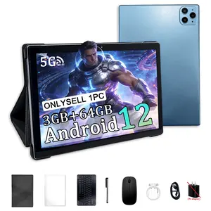 New Year Gift: 10.1 Inch Android Tablet PC, 1tb Expandable Battery, Touchscreen Display, 5g WiFi Wireless Connection, Includes Keyboard & Pen,Mouse + Headphone All-in-One Work and Entertainment Set, New Year, Birthday, Christmas Gift