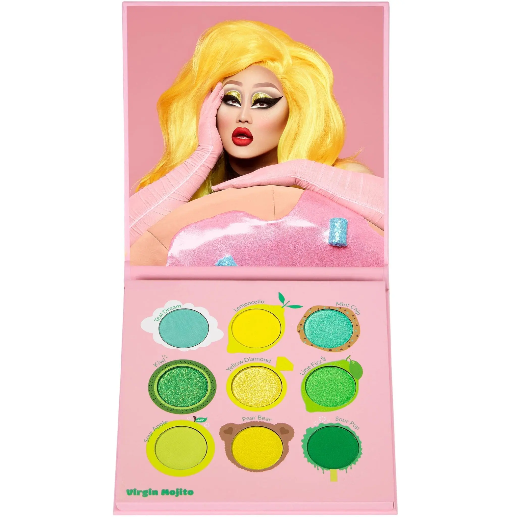 KimChi Chic Beauty Juicy Nine Eyeshadow Palette - 9 Shades, Cosmetic Makeup Glitter Glam