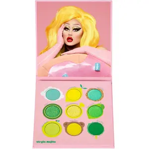 KimChi Chic Beauty Juicy Nine Eyeshadow Palette - 9 Shades, Cosmetic Makeup Glitter Glam