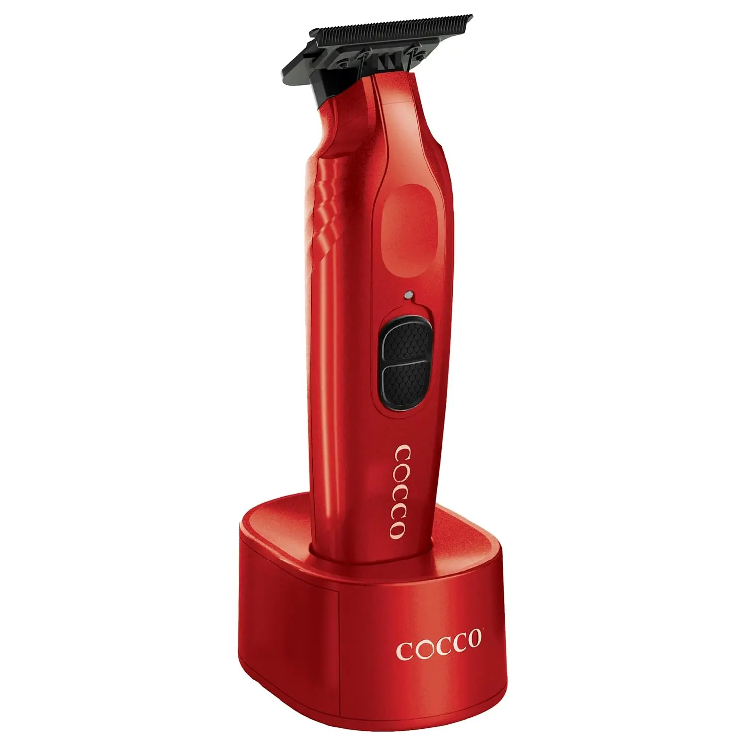 Cocco Hyper Veloce Pro Trimmer Red - Cordless Hair Cutting Clipper with High Torque Brushless DC Motor & Fast Charging Lithium-ion Battery
