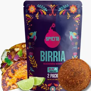 Birria Bombs Seasoning 2-Pack - Just Add Water & Meat for Easy Cooking, Authentic Mexican Spices. Ideal for Stove Top, Slow Cooker, Pressure Cooker
