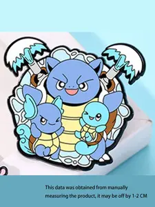 Classic Vintage Cartoon Movie Enamel Brooch, Fashion Zinc Alloy Turtle Design Badge, Perfect for Backpack Hats Sweaters, Unisex Clothing Accessory