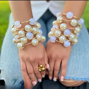 Pearl Bubble Bracelets Set of 6