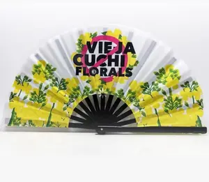 Non Vieja Cuchi Fan - Bamboo Handle -  13”