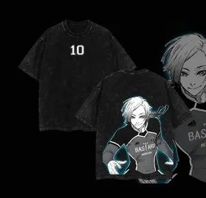 Michael Kaiser Blue Lock , Washed Tee Anime Shirt, Streetwear Style Classic Tshirt, Gift for fan Blue Lock