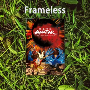 A-Avatar The Last Airbender Poster Modern art 2D poster, suitable for bedroom living room decor. Vibrant colors, clear images ideal for home office decor Canvas Material