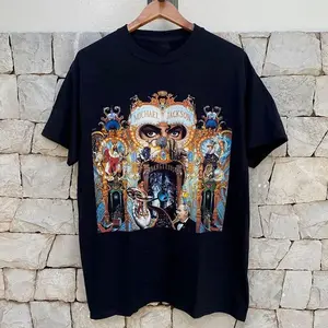 European and American Tribute To Classic Michael Jackson Michael Jackson Short-sleeved Men's and Women's Trend T-shirt