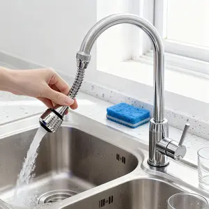 Faucet Extension Tubes Flexible 360 Degrees Stainless Steel Polished Faucet Sprayer Extension Device For Kitchen Sink faucet sprayer attachment