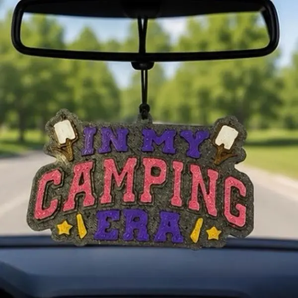 Camping Era Car Freshie