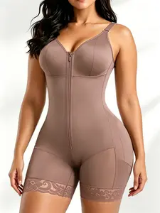 1 Count Women's Tummy Control Butt Lifter Jumpsuit, Colombianas Shapewear, Fajas, Underwear, Breathable Body Shaperwear, High-Elastic Compressing Bodysuit, Firm Waist Shapewear, Lift Buttocks Body Shaper, Great For Active Lifestyle