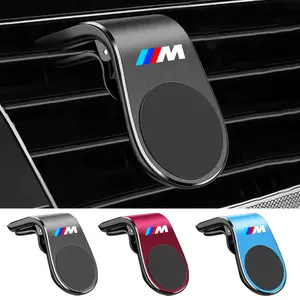 Bmw Performance F30 F10 E90 E46 X6 E60 E70 E36 X3 X5 X7 X2 E91, Car Magnetic L-Shaped GPS Phone Holder, Durable & Secure Mount Design