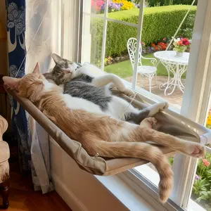 【Already have 10K favorites】Cat Window Perch，Easy to Assemble For Large Cats & Multi-Cat Homes，Cat Window Hammock – Mess-Free Waterproof Cats Window，Indoor Cat Seat,Suction Cup Pet Hanging Bed，Comfortable Sunbathing Lounger for Indoor Cats tiktokshopsprin