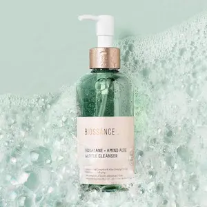 Biossance  Amino Aloe Gentle Pore-Minimizing Cleanser + Squalane blemish bubble gum