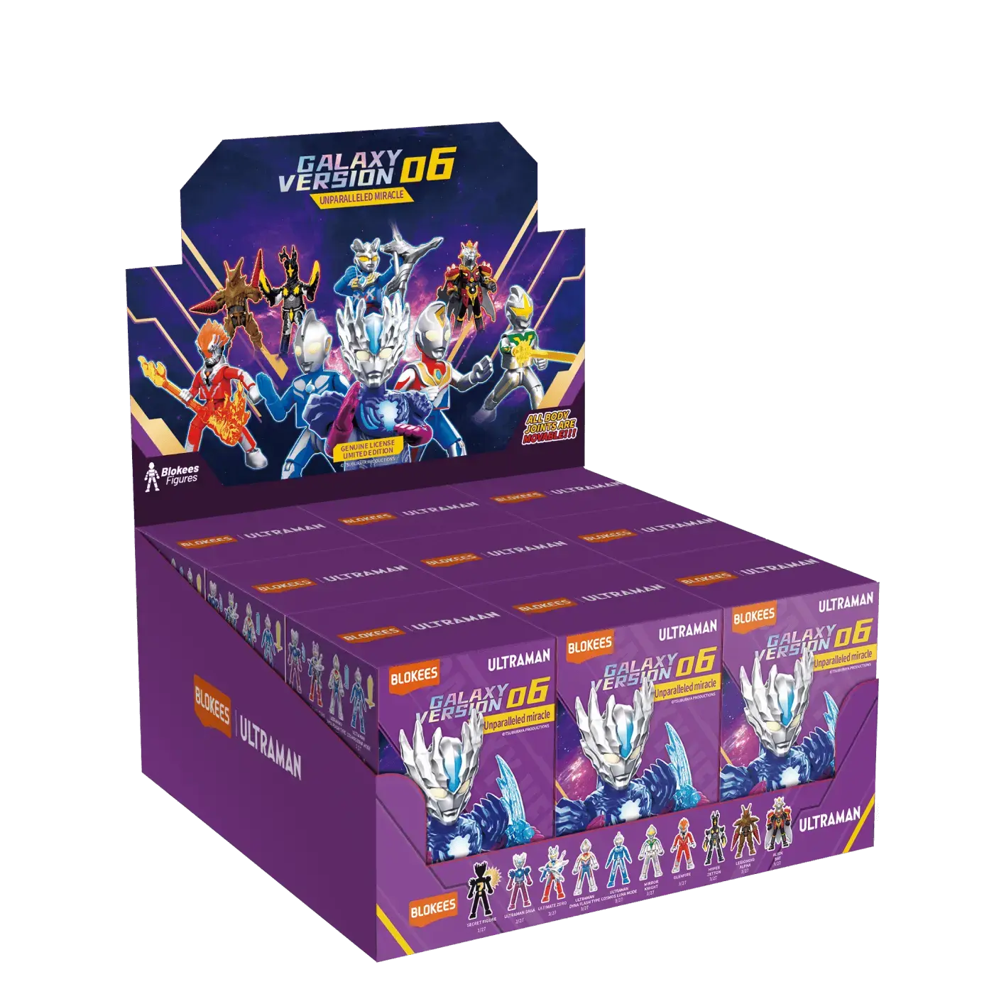 Blokees Ultraman Galaxy Version 06 Unparalleled Miracle Set Box