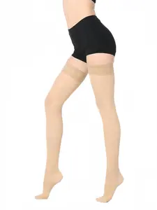 Over The Knee High Compression Socks For Varicose Veins Anti-Slip Slim Leg Support