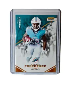 Jaylen Wright 2024 Panini Preferred NFL #12 Rookie Card Miami Dolphins 1/335