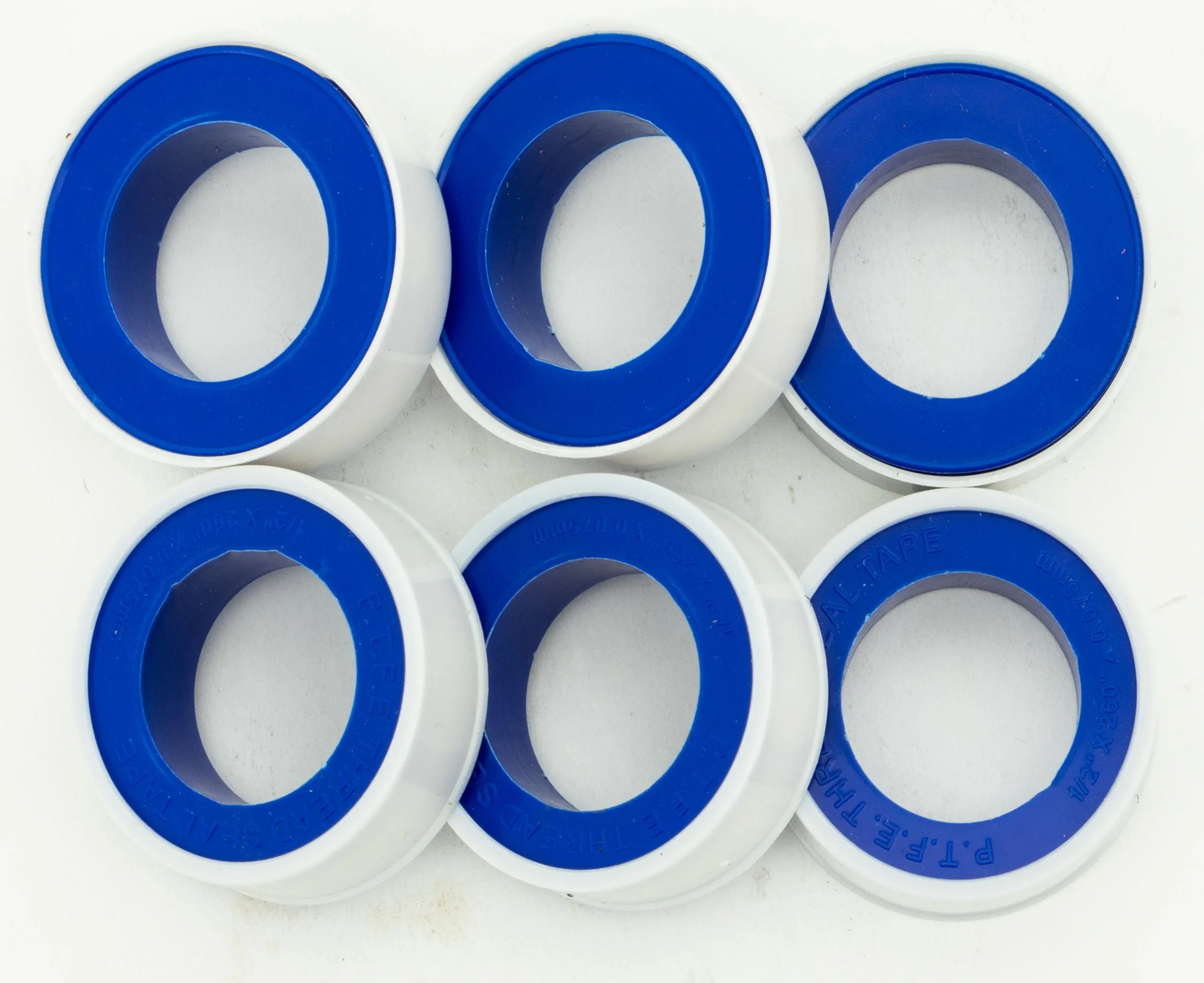 WorldWide Sales Online Tool Essentials 6pc Teflon Tape 1/2" x 260' – Air Accessories, Home Improvement, Plumbing