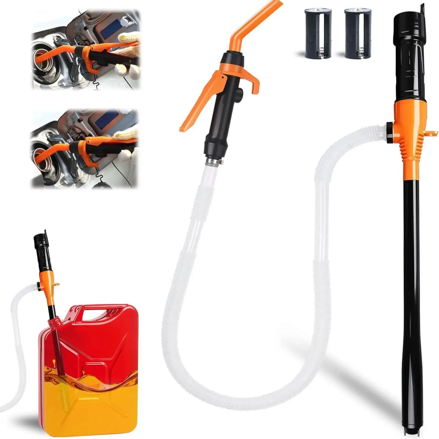 Portable Battery Powered Electric Manual Pump, Multifunctional Liquid Suction Pipe, Emergency Pumping Equipment, Repair Tools, Liquid Sucker Pump
