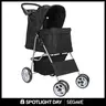 Segawe Foldable Pet Dog Stroller for Small Cat dog with Storage Basket & Cup Holder for Pet Travel