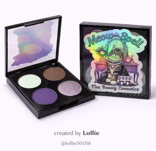 MEOW Quad PRE-DESIGNED Eyeshadow Palettes (By The PR Team)