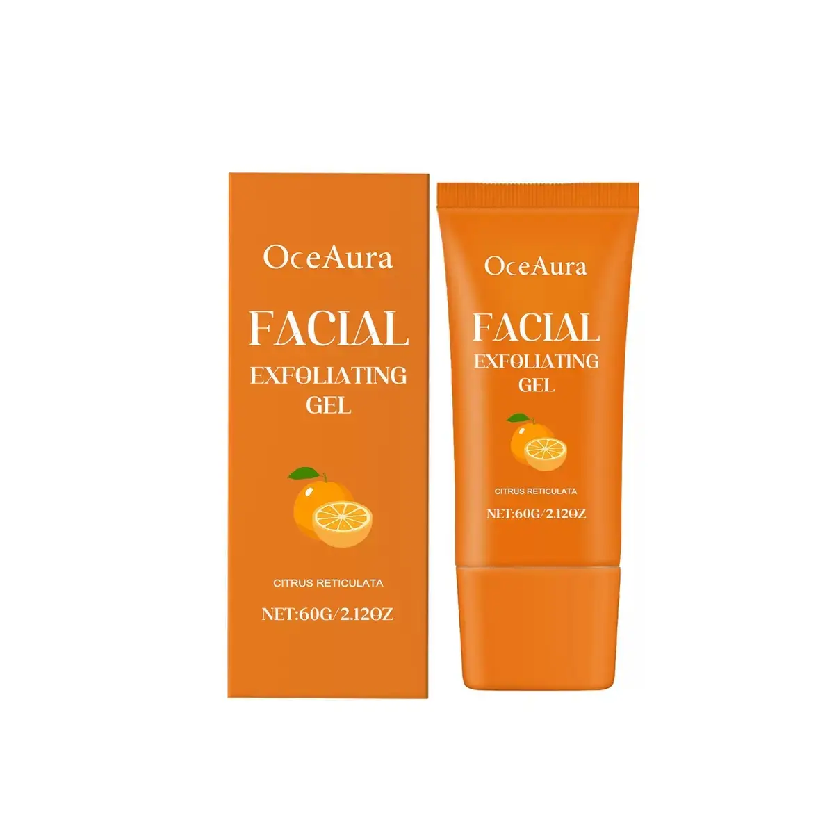 Exfoliator, Facial Exfoliating Gel, Exfoliator For Face, Orange Exfoliating Facial Cream, Naranja Enzyme