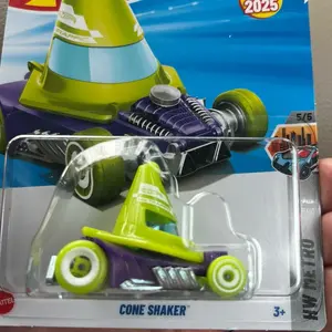 Purple and Green cone shaker Diecast car