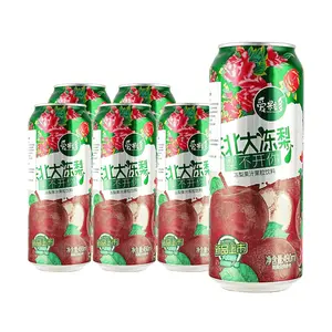 ALD Frozen Pear Drink 490ml x 6 Pack - Refreshing Northeast Chinese Specialty Beverage