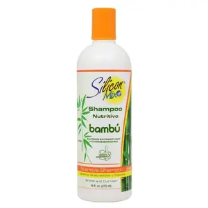 Avanti Silicon Mix Bamboo Shampoo 16 Oz Nutritive Shampoo with Bamboo Extract Vitamins E C F for All Hair Types Regenerate Nourish