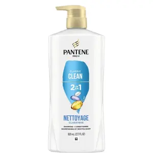 Pantene Pro-V Classic Clean 2in1 Shampoo and Conditioner, 27.7 oz - For Clean and Healthy Hair pantene  volume  shampoo