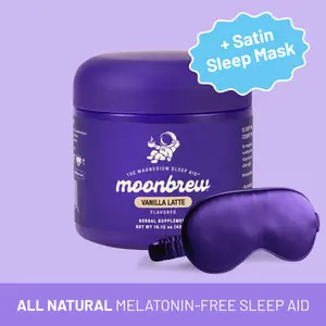 The MoonBrew Magnesium Sleep Aid Vanilla Latte (SLEEPY COFFEE - TikTok Exclusive)