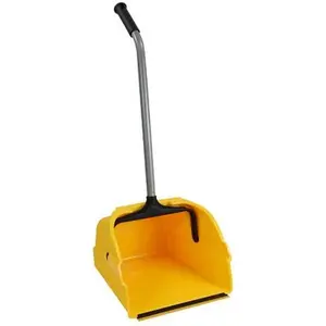212 MAIN 495 Jumbo Debris Dust Pan - Heavy-Duty Reinforced Steel Home Lawn Sweeper, Swivel-Equipped Durable Gardening Tool, Landscaping Tool for Household Use