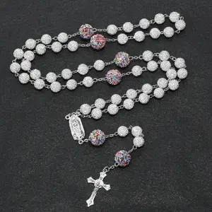 Rosary necklace by neves(colored beads)