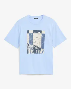 Express Classic Fit Cotton Surf Retreat Graphic T-Shirt